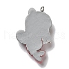 Opaque Resin Pendants X-RESI-D055-035P-3