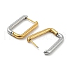 Two Tone 304 Stainless Steel Hoop Earrings EJEW-K257-02A-GP-2