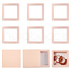 Square Transparent PE Thin Film Suspension Jewelry Floating Frame Displays ODIS-TAC0002-02C-9