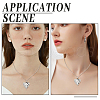 CREATCABIN Stainless Steel Urn Ashes Necklace NJEW-CN0001-04-4