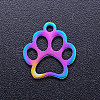 Ion Plating(IP) 201 Stainless Steel Pet Charms STAS-Q201-JN210-01-2
