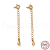 925 Sterling Silver Chain Extenders STER-D036-39AG-3