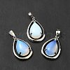Natural & Synthetic Mixed Stone Pendants G-B033-04P-3