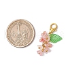 7Pcs Acrylic Flower Pendant Decorations HJEW-JM03089-3