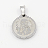 Non-Tarnish Fashionable 304 Stainless Steel Pendants STAS-J003A-01-1