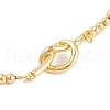 Knot Rack Plating Brass Box Chain Slider Bracelets BJEW-S148-01G-2
