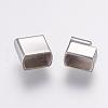 Tarnish Resistant 304 Stainless Steel Magnetic Clasps with Glue-in Ends STAS-G136-04P-4