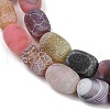 Natural Weathered Agate Beads Strands G-NH0047-B07-02-4