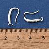 Rack Plating Brass Micro Pave Clear Cubic Zirconia Earring Hooks KK-A231-06S-3