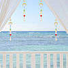 AHADEMAKER 4Pcs Sun Catcher Pendant Decorations HJEW-GA0001-20-6