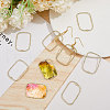 CHGCRAFT 100Pcs Alloy Open Back Bezel Pendants FIND-CA0008-64-4