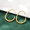 304 Stainless Steel Teardrop Dangle Earrings EJEW-S272-05G-3