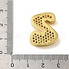 Rack Plating Brass Micro Pave Clear Cubic Zirconia Perdants KK-C067-11G-Z-3