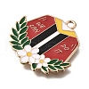 Alloy Enamel Pendants ENAM-D302-02KCG-03B-2