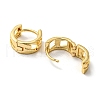 Brass Hollow Hoop Earrings EJEW-M236-01A-G-2