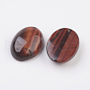 Natural Red Tiger Eye Flat Back Cabochons G-G741-22x30mm-13-2