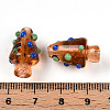 Handmade Lampwork Bumpy Beads LAMP-T022-02A-07-3