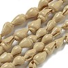 Spray Painted Natural Spiral Shell Beads Strands BSHE-G039-08D-1