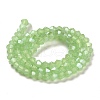 Imitation Jade Electroplate Glass Beads Strands GLAA-F029-J4mm-C01-2