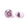 Cubic Zirconia Pointed Back Cabochons ZIRC-WH0001-B12-2