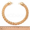 14mm Twist Iron Chain Necklaces NJEW-G163-02KCG-5