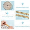 GOMAKERER about 10.5~11 yards Ethnic Style Polycotton Jacquard Leaf Ribbons OCOR-GO0001-15C-3