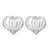 304 Stainless Steel Stud Earrings EJEW-D319-01P-4
