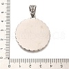 Tibetan Style 304 Stainless Steel Pendants STAS-M334-26AS-3