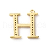 Rack Plating Brass Micro Pave Cubic Zirconia Pendant KK-H449-76G-02-3