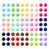 300Pcs 15 Colors Opaque Acrylic Beads SACR-TA0001-13-3