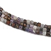 Natural Purple Fluorite Beads Strands G-RM2025-D51-3x3mm-4