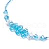 Electroplate Glass Beaded Braided Bead Bracelets BJEW-MZ00183-01-4