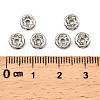 Brass Grade A Crystal Rhinestone Beads RB-A003-6MM-N-3