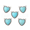 Synthetic Turquoise Pendants FIND-TADZ0001-01AS-1