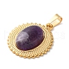 Natural Amethyst Pendants STAS-C120-13G-06-2