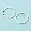 Brass Linking Rings KK-F831-018E-S-RS-4