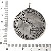 304 Stainless Steel Pendants STAS-V008-22AS-02-3