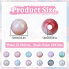 SUNNYCLUE 12 Colors Opaque Acrylic Beads OACR-SC0001-92-2