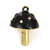 Brass Enamel Pendants KK-R224-15BC-G-2