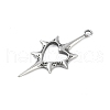 316 Surgical Stainless Steel Pendants STAS-G349-37AS-2