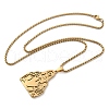 304 Stainless Steel Religion Pendant Necklaces NJEW-Z058-05G-4