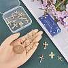 SUNNYCLUE 24Pcs 12 Styles Alloy Crystal Rhinestone Pendants FIND-SC0010-80-3
