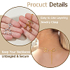 4 Pcs Alloy Chain Extender with Lobster Claw Clasps FIND-WH0126-552-4