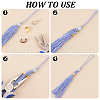   120Pcs 3 Colors Brass Folding Crimp Ends FIND-PH0020-81-4