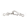Brass Hook and S-Hook Clasps KK-D356-21P-1