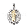 Brass Pendants KK-D367-05PG-C-1
