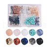 Craftdady 300Pcs 10 Style Natural Gemstone Beads G-CD0001-03-9