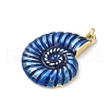 Rack Plating Brass Enamel Pendants X-KK-Z056-36G-02-2