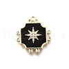 Brass Micro Pave Cubic Zirconia Pendants KK-M318-12G-1