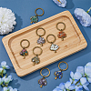 Natural & Synthetic Gemstone Keychain KEYC-FH00014-4